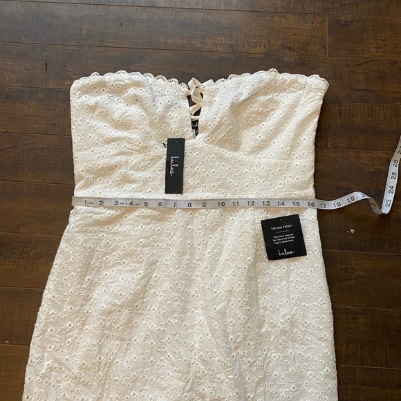 Lulus White eyelet midi dress - Picture 11 of 15